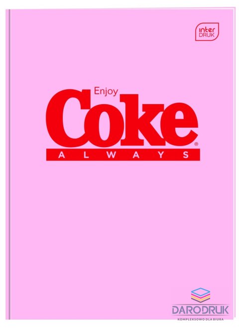 Interdruk Zeszyt tematyczny A6 COCA COLA HYBRID 32k. 70g krata Interdruk (do słówek)
