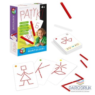 Multigra Zabawka kreatywna MONTESSORI - PATYKI Multigra
