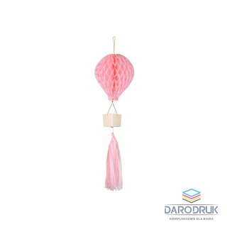Partydeco Dekoracja bibułowa Balon, różowy Partydeco (DB3-081)