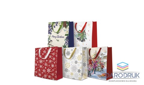Pol-mak Torba prezentowa Medium gwiazdka [mm:] 200x250x 100 Pol-mak (AGB2016003)