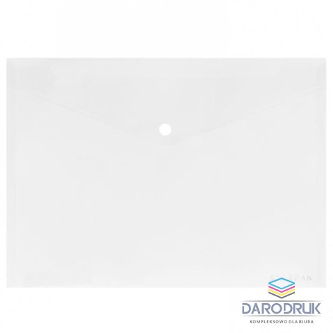 Starpak Teczka plastikowa na guzik Office A4 transparentna Starpak (449976)