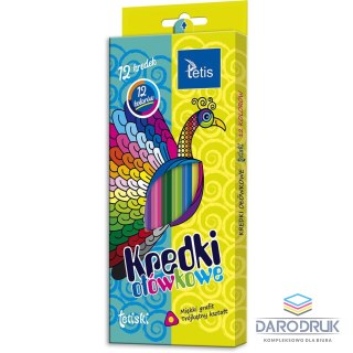 Tetis Kredki ołówkowe Tetiski Tetiski 12 kol. Tetis (KT003-AB)