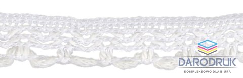 Titanum Wstążka Craft-Fun Series Koronka 12x3 [mm x m] biała Titanum (24BR0201)