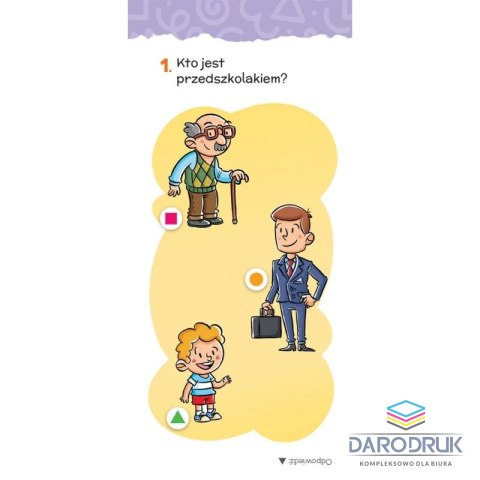 Aksjomat Książka dla dzieci Obrazkowy quiz 4-latka. Sprawdź się! Aksjomat