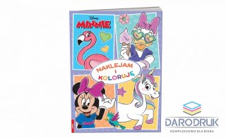 Ameet Książka dla dzieci Minnie Naklejam i Koloruję Ameet (NAK 9114)
