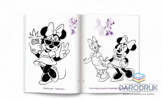 Ameet Książka dla dzieci Minnie Naklejam i Koloruję Ameet (NAK 9114)