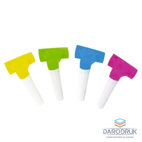 Arpex Gwizdek zwijany neon 6szt. Arpex (KP8282)