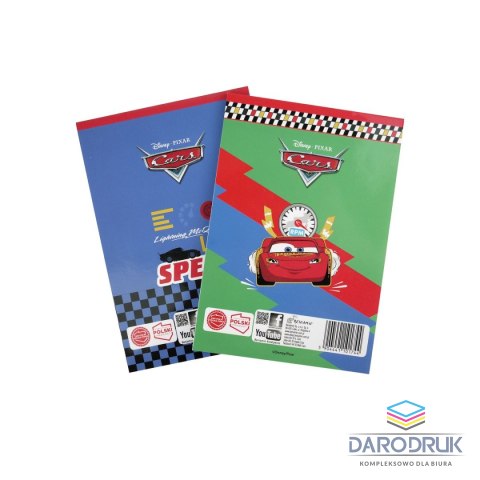 Beniamin Notes (notatnik) A6 Cars 30k. poddruk Beniamin