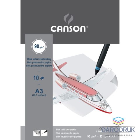 Canson Kalka kreślarska A3 bezbarwny 90g [mm:] 297x420 Canson (200005505)