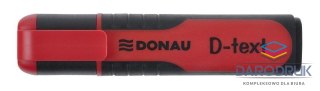 Donau Zakreślacz D-Text wkład czerwony 1,0-5,0mm Donau (7358001PL-04)