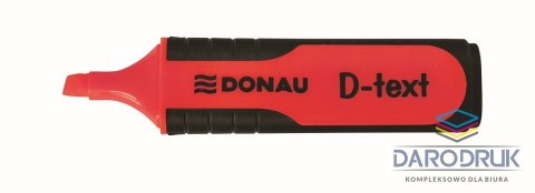 Donau Zakreślacz D-Text wkład czerwony 1,0-5,0mm Donau (7358001PL-04)