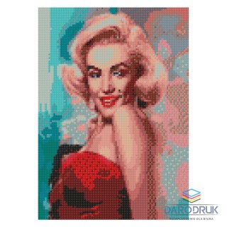 Flamingo Line Zestaw kreatywny Diamentowa mozaika Marilyn Monroe Flamingo Line (TGC72421)