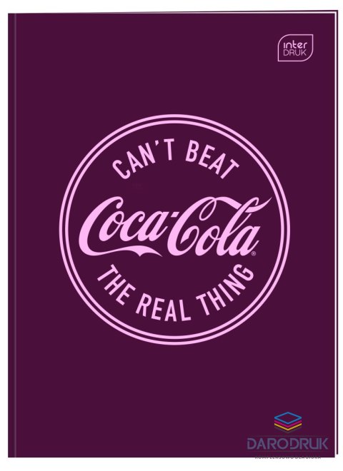 Interdruk Zeszyt tematyczny A6 COCA COLA HYBRID 32k. 70g krata Interdruk (do słówek)
