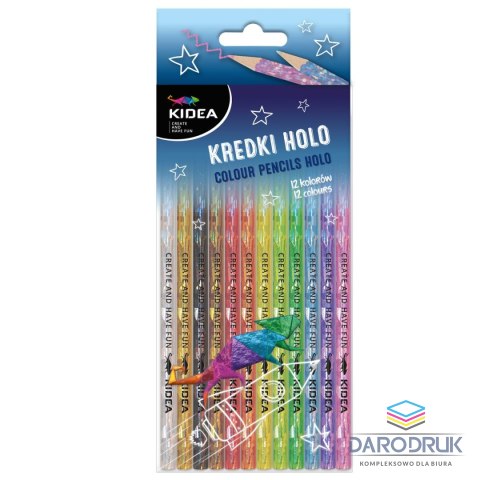 Kidea Kredki ołówkowe 12 kol. Kidea (KH12KKA)