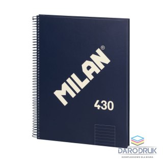 Milan Kołozeszyt (kołonotatnik) A4 1918 niebieski 80k. 95g linia Milan (57142E80B)