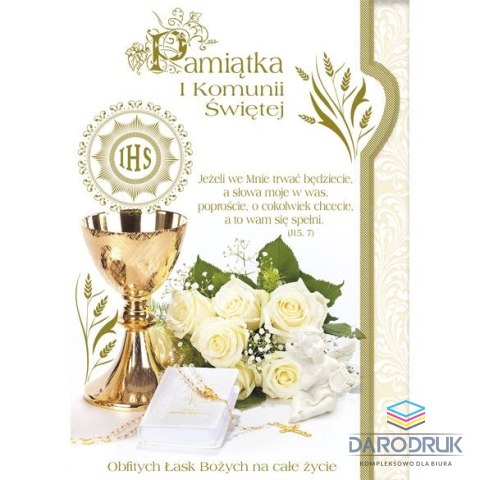 Pol-mak Kartka składana B6 komunia Extra Pol-mak (b6x)