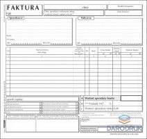 Stolgraf Druk samokopiujący 2/3 A4 faktura VAT 2/3 A4 brutto 100k. Stolgraf (F16)