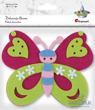 Titanum Ozdoba filcowa Craft-Fun Series motyl Titanum (20CR0312-3)