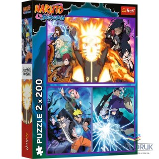 Trefl Puzzle Elio Ninja z Wioski Ukrytego Liścia 2x200 el. Trefl (13333)