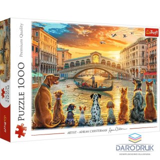 Trefl Puzzle Pieski w Wenwcji 1000 el. Trefl (10944)