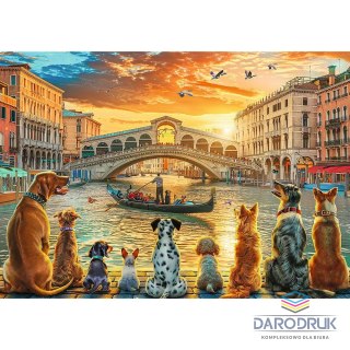 Trefl Puzzle Pieski w Wenwcji 1000 el. Trefl (10944)