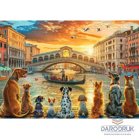 Trefl Puzzle Pieski w Wenwcji 1000 el. Trefl (10944)
