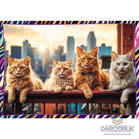 Trefl Puzzle zwierzaki 4x250 el. Trefl (13313)