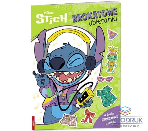 Ameet Książeczka edukacyjna Stich. Brokatowe Ubieranki Ameet (SDLB 9109)