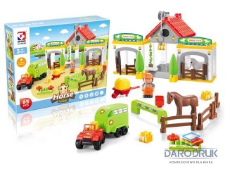 Icom Klocki plastikowe Farma 81 elementów Icom (7161812)