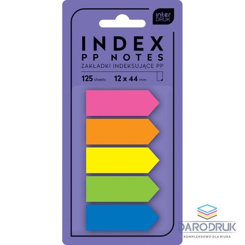 Interdruk Zakładki indeksujące 125k [mm:] 120x440 Interdruk (5902277295620)