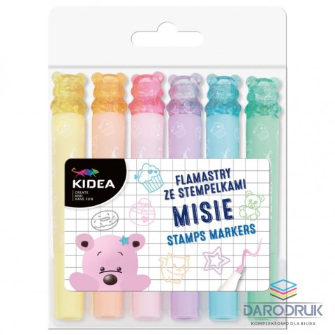 Kidea Flamaster 6 kol. Kidea (FSM6KA)