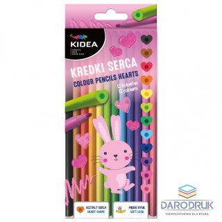 Kidea Kredki ołówkowe KS12KKA 12 kol. Kidea