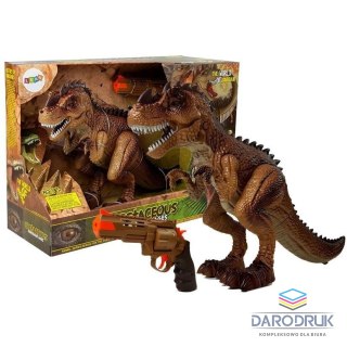 Lean Figurka Ruchomy Dinozaur Tyranozaur Para Wodna Pistolet Dźwięk Światła Lean (7738)
