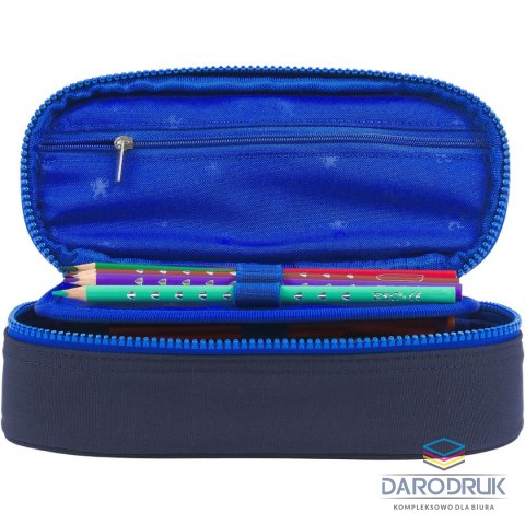 Oxford Piórnik Funky granatowy Oxford (400196562)