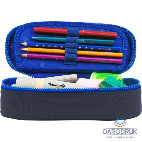 Oxford Piórnik Funky granatowy Oxford (400196562)