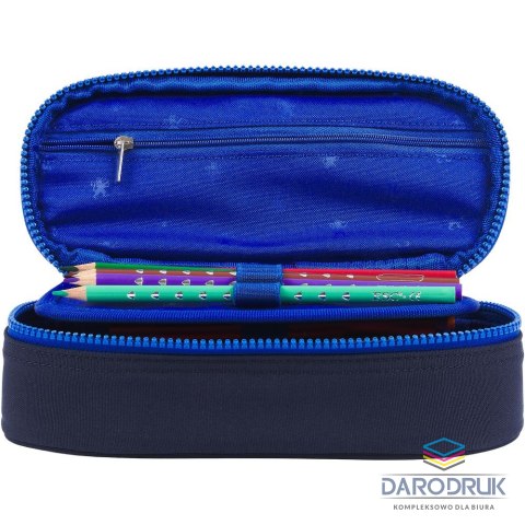 Oxford Piórnik Funky granatowy Oxford (400196562)