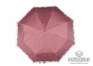 Parasol automatyczna falbanka w groszki, mix kolorów (SW5280)
