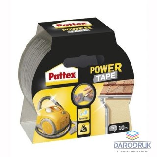 Pattex Taśma pakowa Power Tape 50x10 [mm x m] srebrna Pattex (HEPA1677379)