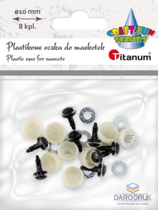 Titanum Oczka Craft-Fun Series do maskotek Titanum (25BR005)