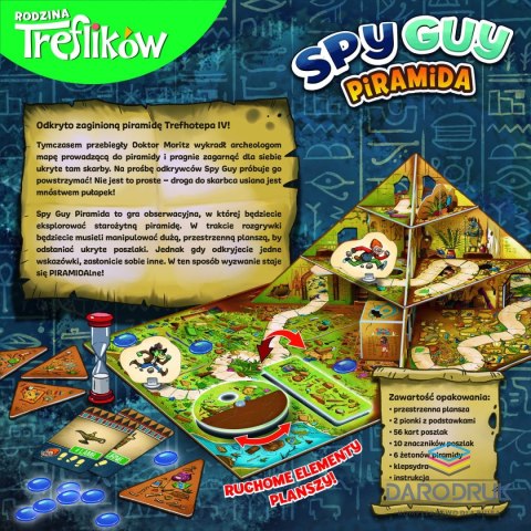 Trefl Gra planszowa Spy Guy Piramida Trefl (02501)