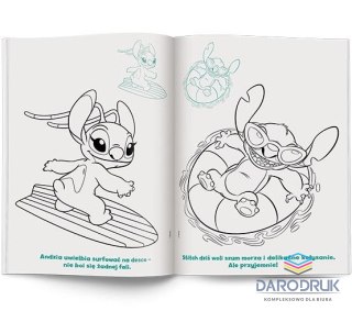 Ameet Książka dla dzieci Stitch. Kolorowanka z Naklejkami Ameet (NA 9141)