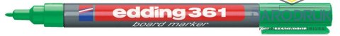 Edding Marker suchościeralny 361 wkład zielony 1,0mm płaska/szpic końcówka Edding
