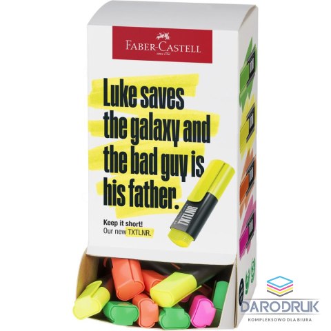 Faber Castell Zakreślacz Display mini txtlnr neon 60 szt wkład mix Faber Castell (154200 FC)