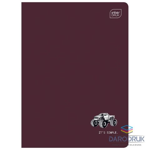 Interdruk Zeszyt A5 70 SIMPLE 16k. 70g krata Interdruk