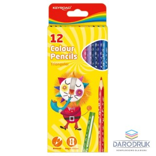 Keyroad Kredki ołówkowe 12 kol. Keyroad (KR971273)