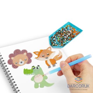 Kidea Mozaika Zwierzęta NAKLEJKI DIAMENTOWE Kidea (NDZKA)