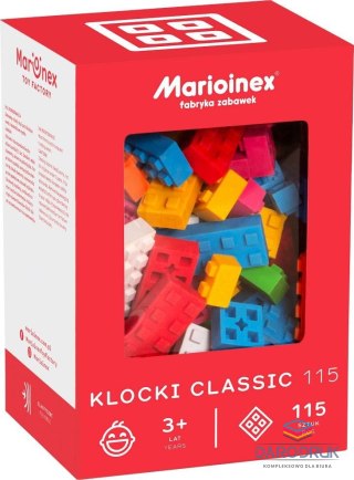 Marioinex Klocki konstrukcyjne Classic Blocks 115 elementów Marioinex