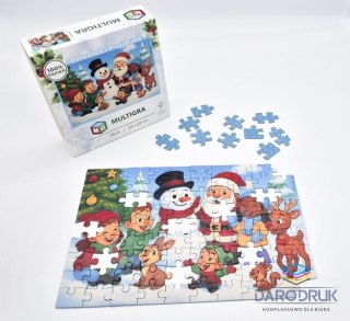 Multigra Puzzle Bałwanek i przyjaciele 90 el. Multigra (3001)