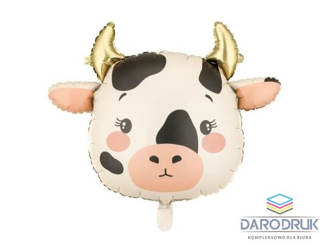 Partydeco Balon foliowy Krówka, 57x47 cm Partydeco (FB377)