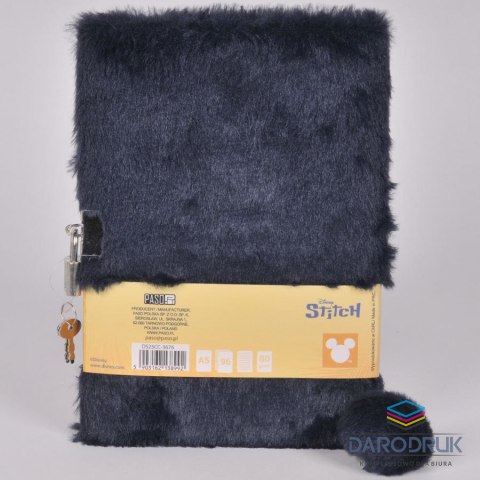 Paso Pamiętnik A5 pluszowy Stitch Paso (DS25CC-3676)